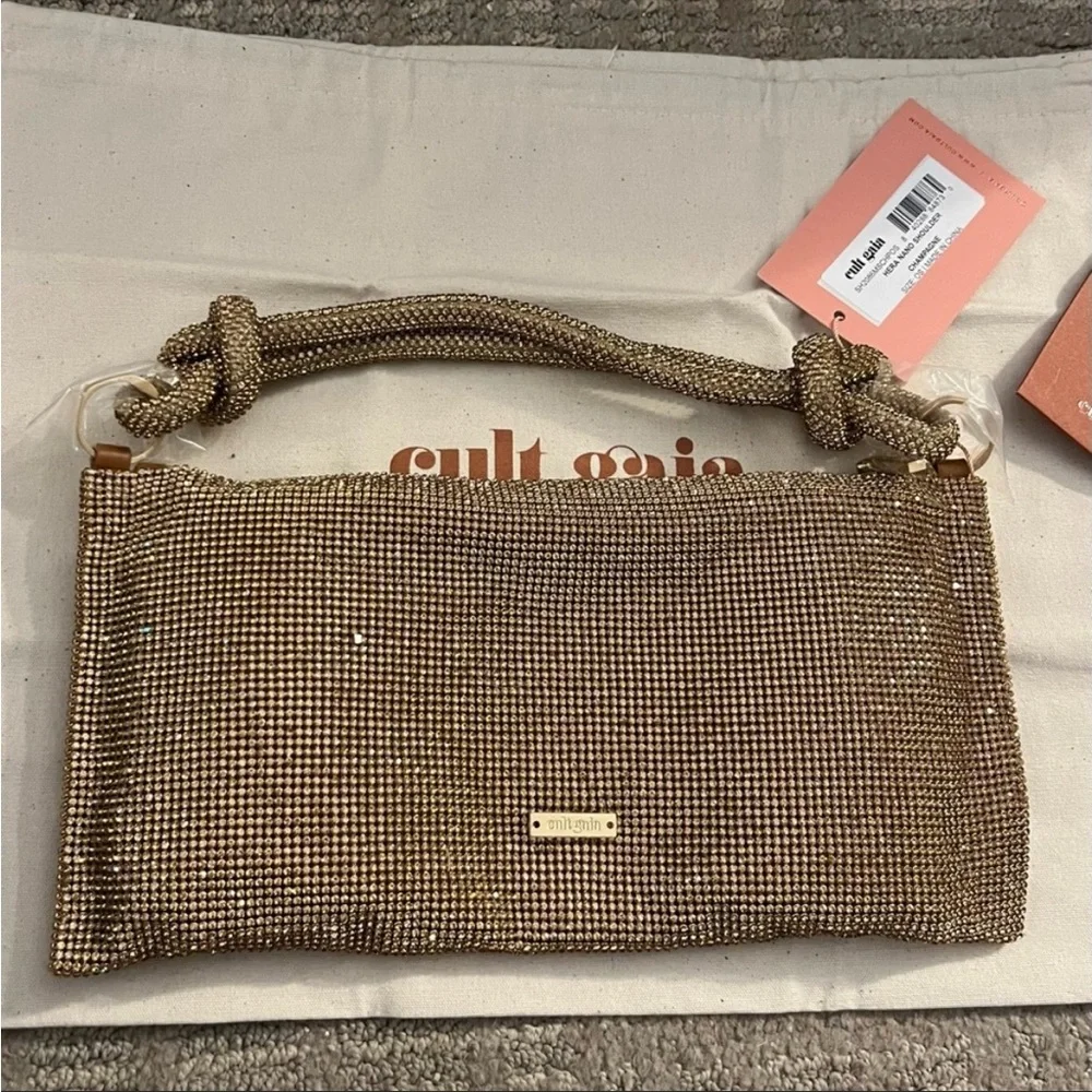 Final price drop!  CULT GAIA HERA NANO BAG IN CHAMPAGNE - Picture 8 of 12